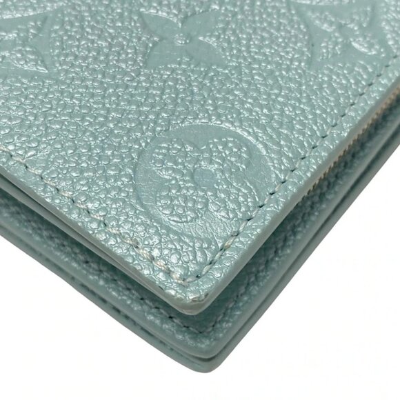 Auth LOUIS VUITTON Portefeuille Clare M12188 Azul Frost. Monogram Empreinte - Picture 7 of 11